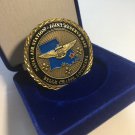 USN NAS JRB Naval Air Station Belle Chasse Louisiana CHALLENGE COIN Large w/Box