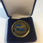 USN NAS JRB Naval Air Station Belle Chasse Louisiana CHALLENGE COIN Large w/Box