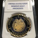 CPO Challenge Coin US Navy Mascot Bill Goat Service Reserve Challenge Coin N35