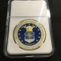 COMBAT CONTROL Challenge Coin United States AIR FORCE USAF w Case! AF7