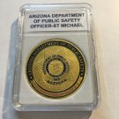 ARIZONA DEPT PUBLIC SAFETY Law Enforcement St Michael Prayer Challenge Coin P64