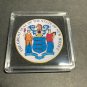 NEW JERSEY (NJ) State Seal Challenge Coin Colorized USA w/Case #366