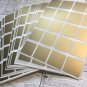 100 Square 1" GOLD SCRATCH OFF Stickers Games/Tickets/Favors Business Promotions