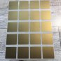 100 Square 1" GOLD SCRATCH OFF Stickers Games/Tickets/Favors Business Promotions
