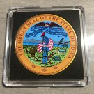 IOWA State Seal Challenge Coin Colorized USA w/Case #382
