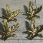 Vintage American Bald Eagle Pin-Antique Gold Finish-Estate Lot of 4