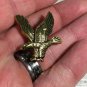 Vintage American Bald Eagle Pin-Antique Gold Finish-Estate Lot of 4