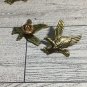 Vintage American Bald Eagle Pin-Antique Gold Finish-Estate Lot of 4