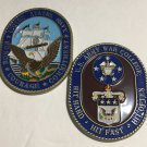 US Navy Attendee - US Army War College Challenge Coin Oval Shaped