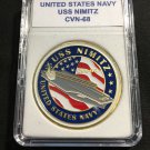USS NIMITZ CVN-68 Challenge Coin USN-US NAVY 40mm #N15