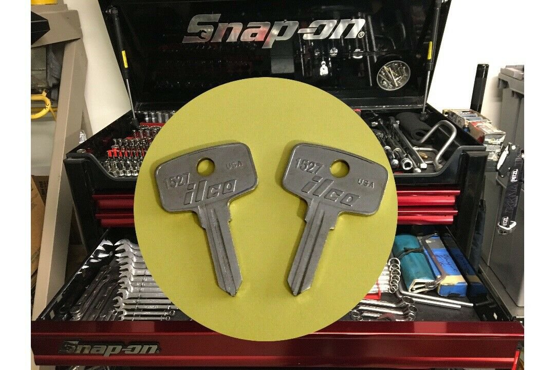 SnapOn Tool Box Keys Blank Ilco 1527 (LOT OF 2 KEY BLANKS)