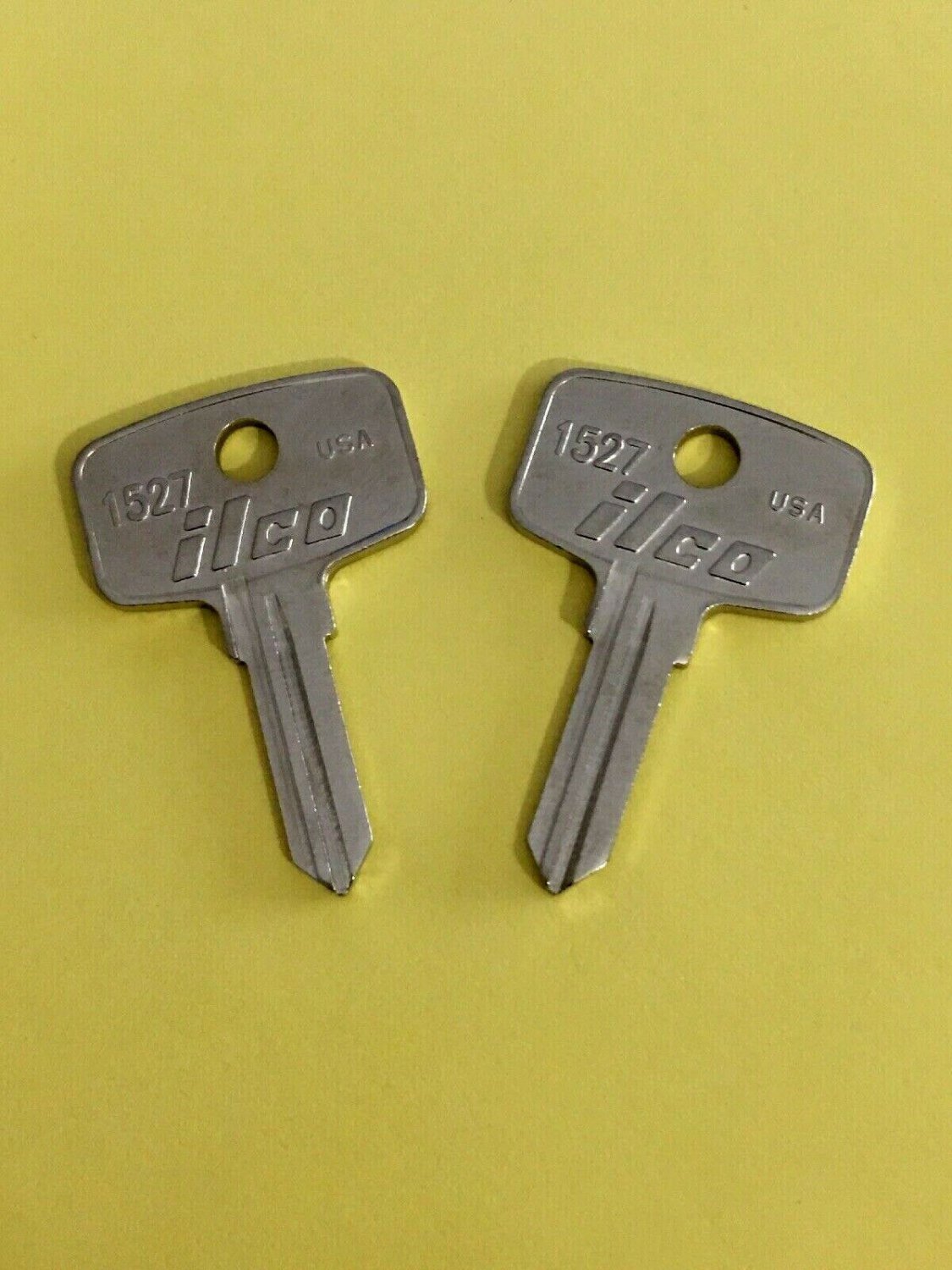 SnapOn Tool Box Keys Blank Ilco 1527 (LOT OF 2 KEY BLANKS)