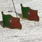 2X Portugal Flag Pin Representation Brooch Pin-Festival Pins