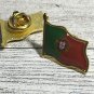 2X Portugal Flag Pin Representation Brooch Pin-Festival Pins