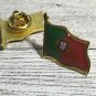 2X Portugal Flag Pin Representation Brooch Pin-Festival Pins
