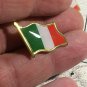 2X ITALIAN Flag Pin Representation Brooch Pin-Festival Pins