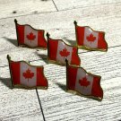 5X CANADIAN Flag Pin Representation Brooch Pin-Festival Pins