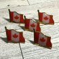 5X CANADIAN Flag Pin Representation Brooch Pin-Festival Pins