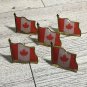 5X CANADIAN Flag Pin Representation Brooch Pin-Festival Pins