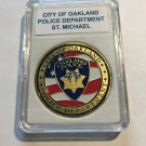 OAKLAND CALIFORNIA POLICE DEPARTMENT Challenge Coin w CASE! P57