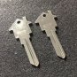 KWIKSET NICKEL House Shaped Key Blank KW-1 KW-10 KW-11 <2 Pack>