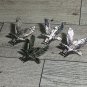 Vintage American Bald Eagle Pin-Antique Silver Finish-Estate Lot of 4