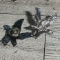 Vintage American Bald Eagle Pin-Antique Silver Finish-Estate Lot of 4
