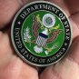 Challenge Coin US ARMY Death Smiles at Everyone US Army Smiles Back A-2