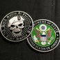 Challenge Coin US ARMY Death Smiles at Everyone US Army Smiles Back A-2