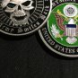 Challenge Coin US ARMY Death Smiles at Everyone US Army Smiles Back A-2