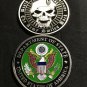 Challenge Coin US ARMY Death Smiles at Everyone US Army Smiles Back A-2