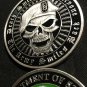 Challenge Coin US ARMY Death Smiles at Everyone US Army Smiles Back A-2