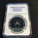 Detroit Police Department (DPD) Shield St. Michael Challenge Coin 40mm P-11