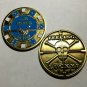 USAF CHALLENGE COIN US AIR FORCE Chip Card Holder High Grade! Brand New!