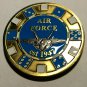 USAF CHALLENGE COIN US AIR FORCE Chip Card Holder High Grade! Brand New!