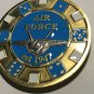 USAF CHALLENGE COIN US AIR FORCE Chip Card Holder High Grade! Brand New!