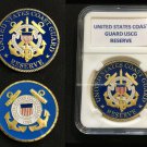 Coast Guard RESERVE Challenge Coin USCG-US Coast Guard w/Case CG4
