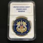 Coast Guard RESERVE Challenge Coin USCG-US Coast Guard w/Case CG4