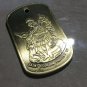 Firefighter SAINT FLORIAN Dog Tag Medal 1.25" x 2" Medallion Coin with Case F21