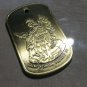 Firefighter SAINT FLORIAN Dog Tag Medal 1.25" x 2" Medallion Coin with Case F21