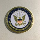 UNITED STATES NAVY USN VETERAN Challenge Coin LARGE 45MM  N-30