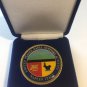 US Naval Support Activity (NSA)-Naples Italy CHALLENGE COIN Large 45mm w/Box