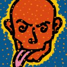 INDIGO PUNK SKULL-John Van Hamersveld (PostFuture) Collectible NFT Art #556/929