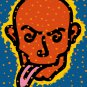 INDIGO PUNK SKULL-John Van Hamersveld (PostFuture) Collectible NFT Art #556/929