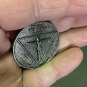 Satanic Pentagram Devil Goat Head SILVER Good Luck Heads Tails Challenge Coin