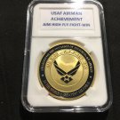 Airman Achievement Aim High Challenge Coin-United States AIR FORCE USAF AF13