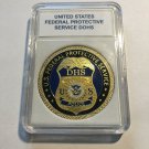 US Federal Protective Service Police DOHS Challenge Coin 40mm G-39
