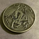 Flying Dragon Fantasy Novelty Good Luck Heads Tails Challenge Coin
