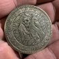 GRIM REAPER "Cross to Bear" Skull Novelty Good Luck Heads Tails Challenge Coin