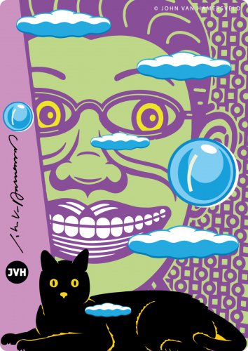 JOHNNY + CAT #4 -John Van Hamersveld (PostFuture) Collectible NFT Art #554/929
